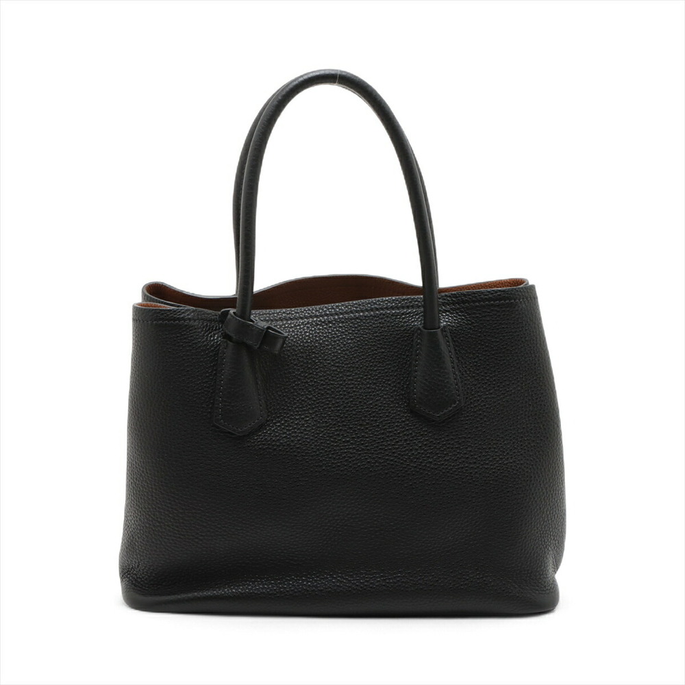 Prada Dino Leather Black Handbag Vitello